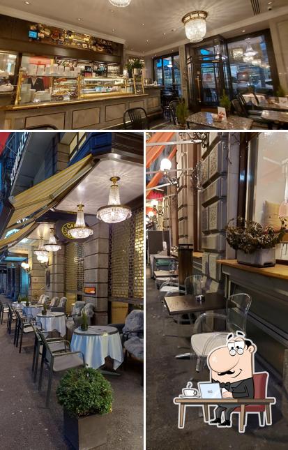 Dai un'occhiata agli interni di Café Gourmet