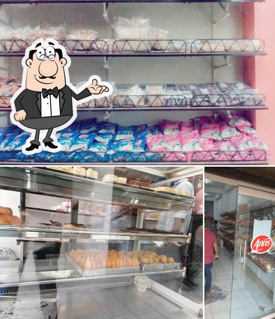 Take a seat at one of the tables at Anns Bakery and Confectionery