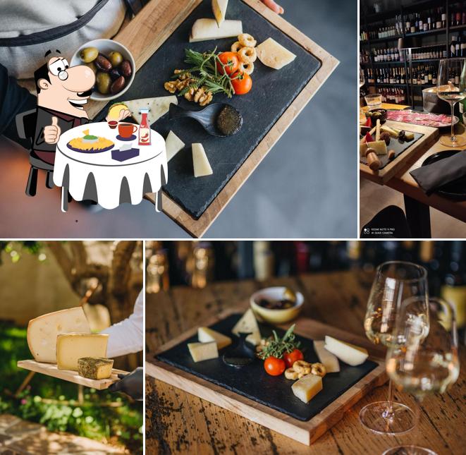 Piatto di formaggi al Cheese&wine bar Barolin