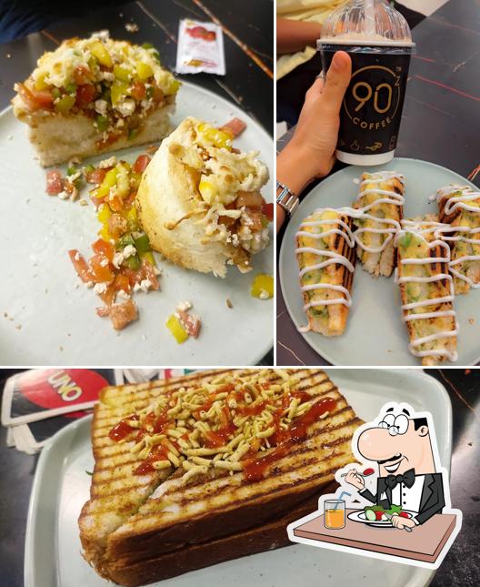 Food at 90z coffee ujjain