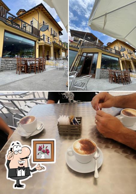 Questa è la foto che presenta la interni e cibo di Bar La Gabella