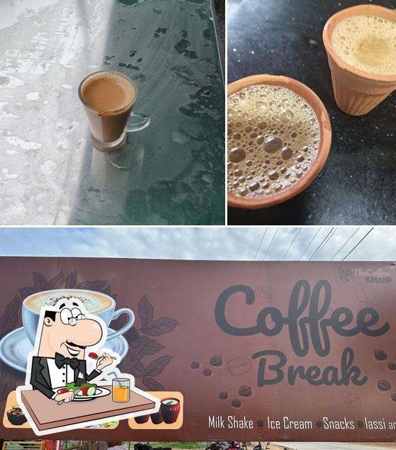 Take a look at the picture showing food and beverage at Coffee Break