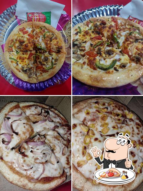 Pick various kinds of pizza