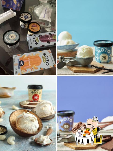 Food at NOTO - Ice Creams & Desserts