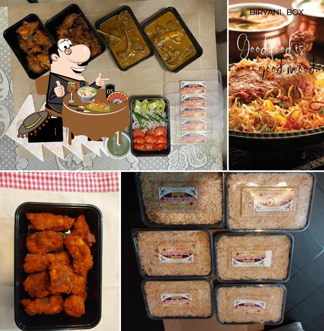 Food at Biryani box
