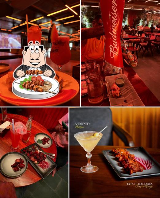 Food at House Party Bar and Kitchen