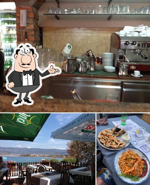 Gli interni di Bistro Macao