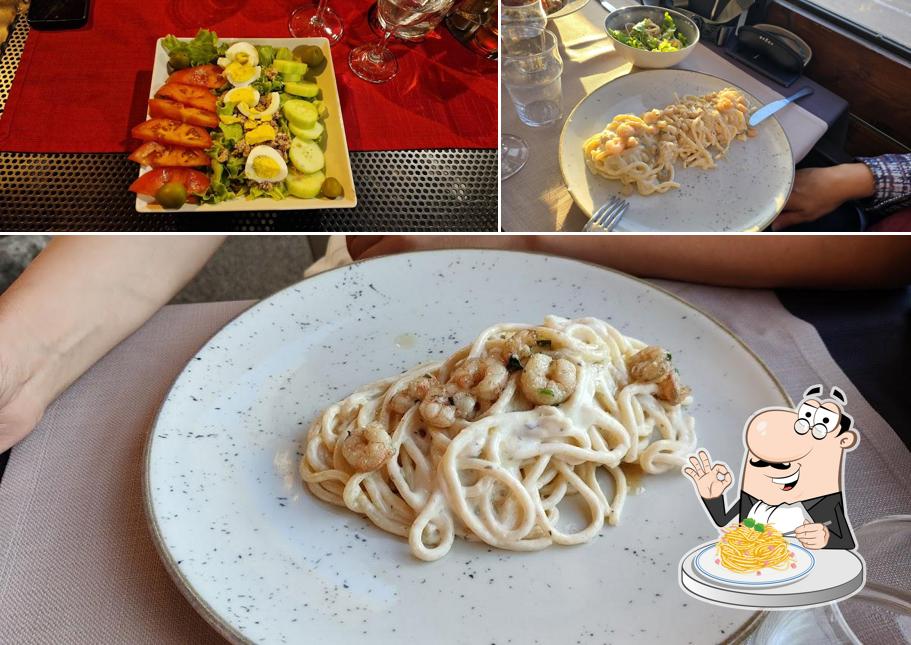 Spaghetti alla carbonara al Restaurant ANTACK Spaghetti alla carbonara al Restaurant ANTACK