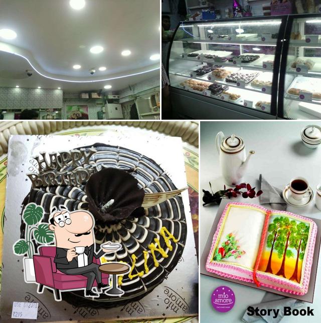 The interior of Mio Amore