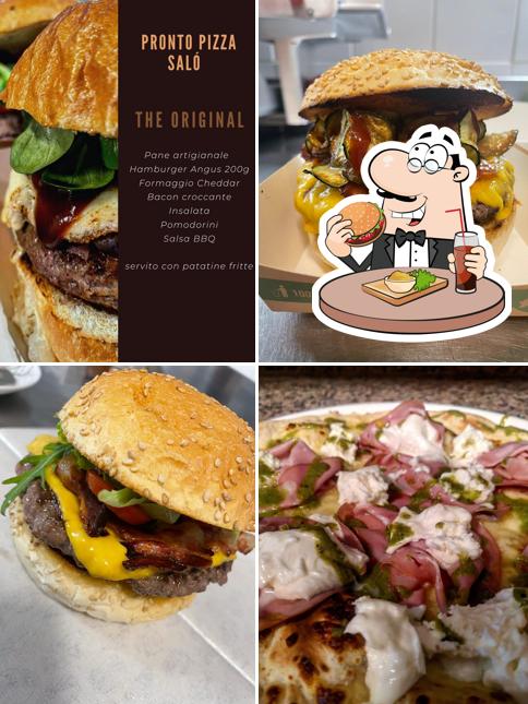 Prenditi un hamburger a Pronto Pizza Salò