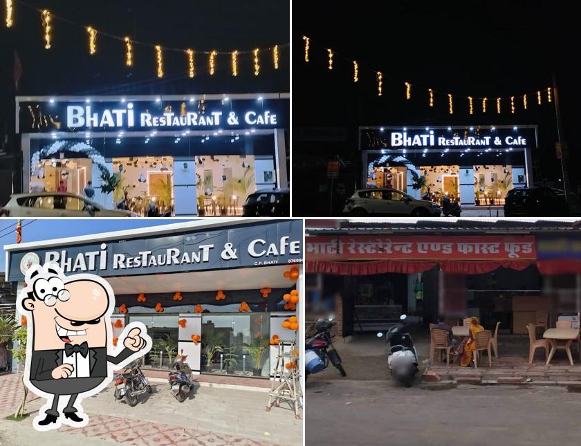 The exterior of Bhati Resturent and Cafè