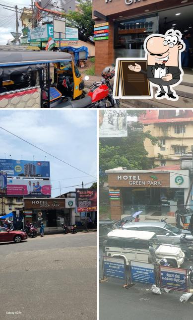 The exterior of Hotel Green Park