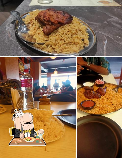 Meals at Kaymas Biriyani