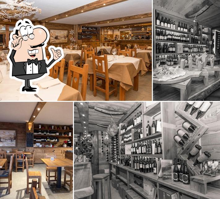 Gli interni di La Grangia Ristorante - Pizzeria Sauze d'Oulx