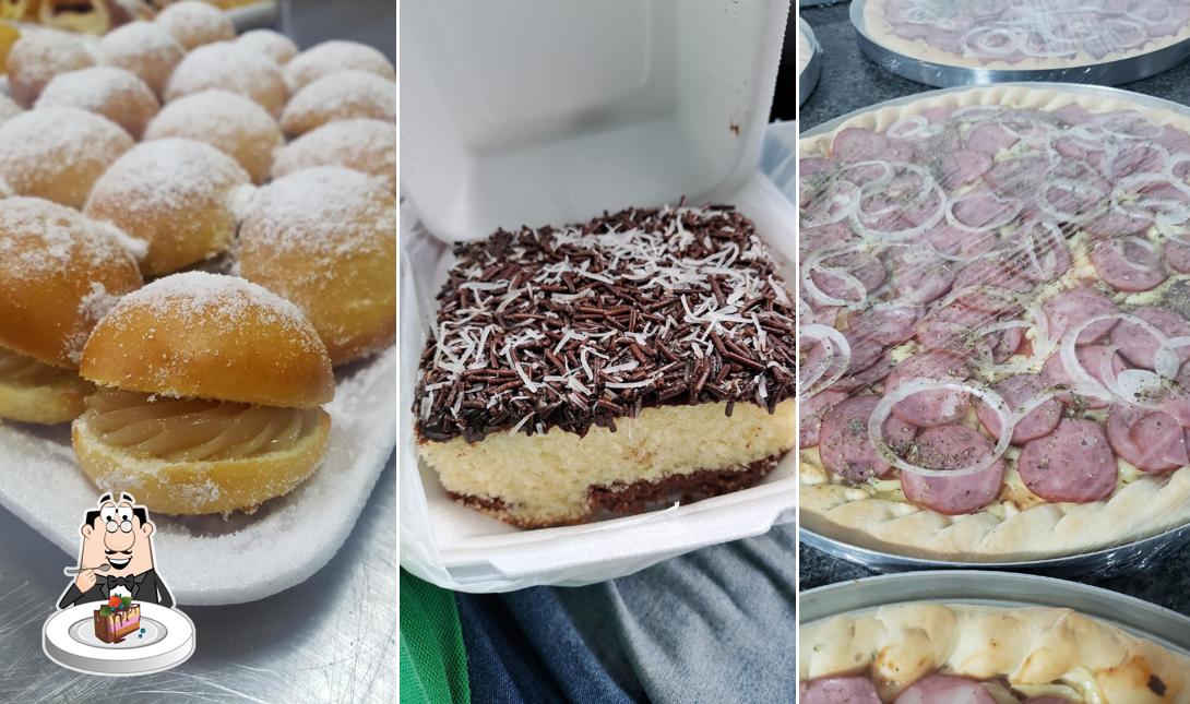 Bolo de chocolate em Lanchonete Selma Melo bistrô e Café