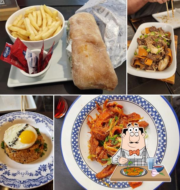 Asas de frango em Buzá Korean Restaurante