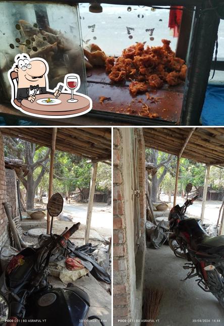 The restaurant's food and exterior