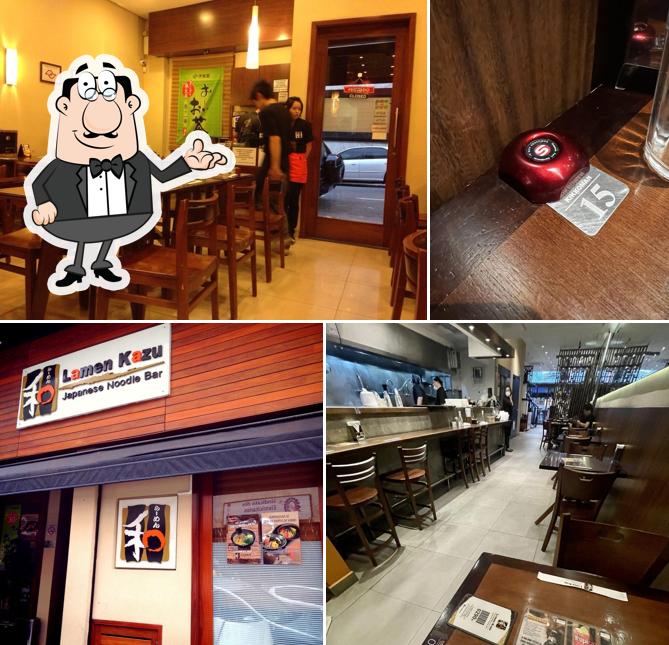 O interior do Lamen Kazu