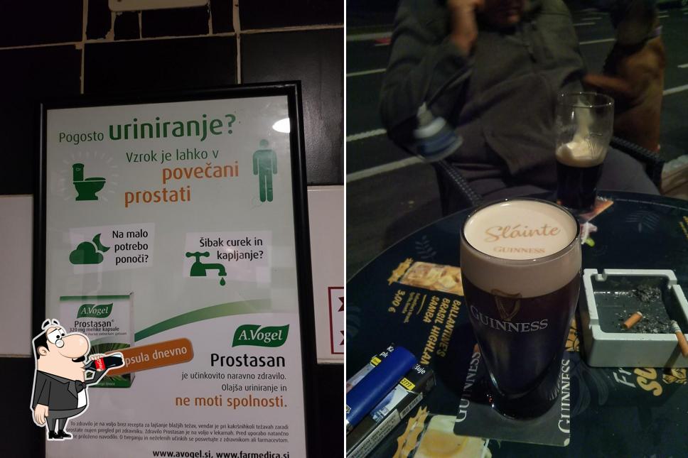 Caffé irlandese al Irish Pub Kranj