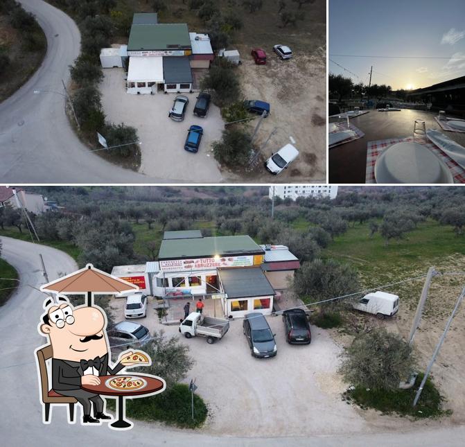 Gli esterni di Braceria "La Collinetta"