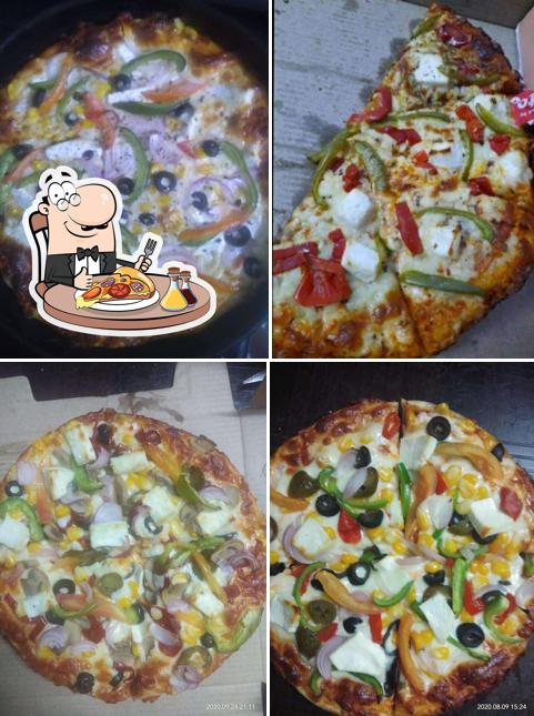 Try out pizza at Burger Bar & Joker Pizza