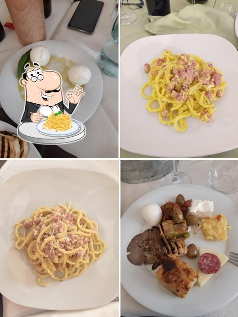 Spaghetti alla carbonara al Trattoria Anzalone