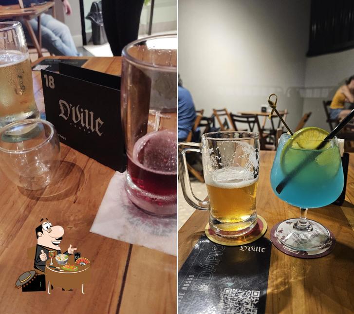 Platos en D’Ville Chopp - Distribuidora Villa Alemã e St. Patrick’s