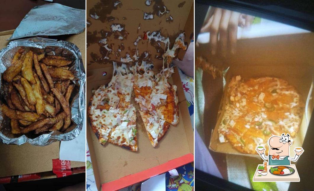 Food at Pizza Station