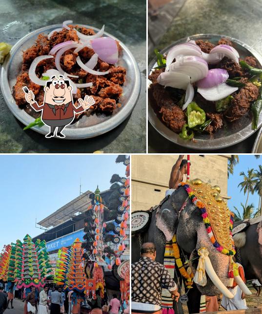 Food at Hotel Arangottukara