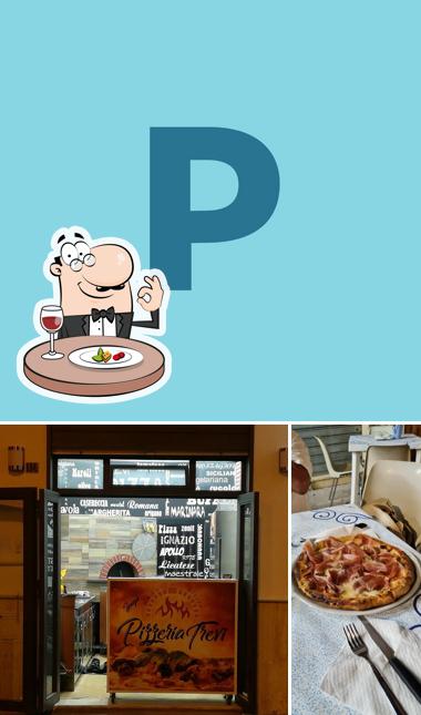 Platti al Pizzeria Trevi
