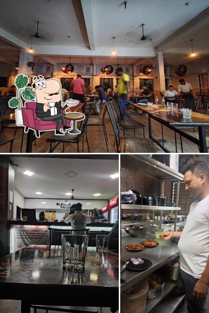 Take a seat at one of the tables at Patiala Peg