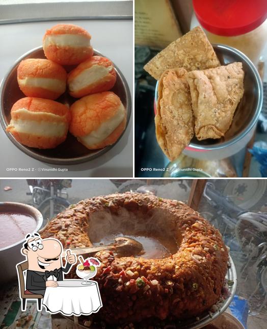 Manoj Sweets and chat House, Mansurpur, Vaishali serves a range of desserts