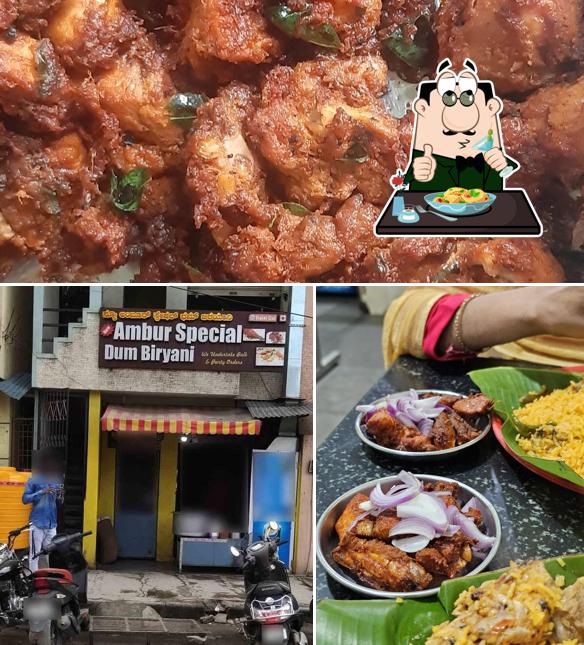 This is the photo displaying food and exterior at NEW Ambur special dum biriyani