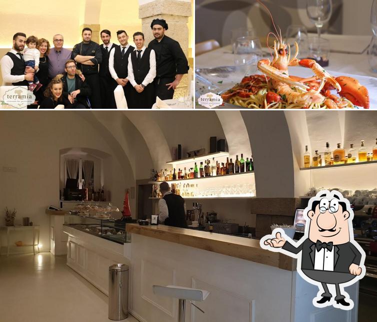 Gli interni di Terramia - Ristorante Mediterraneo