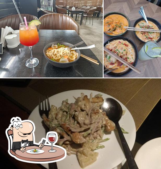 Food at Chopstyx Restaurant