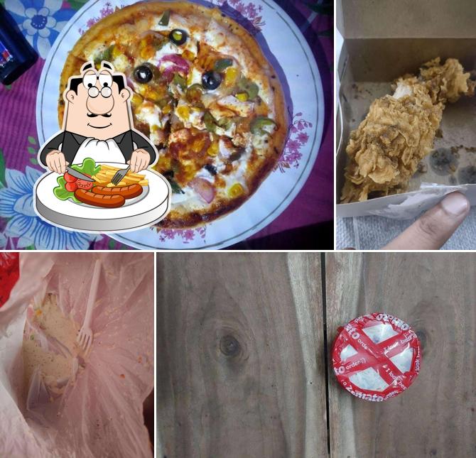 Food at Pizza & Burger House