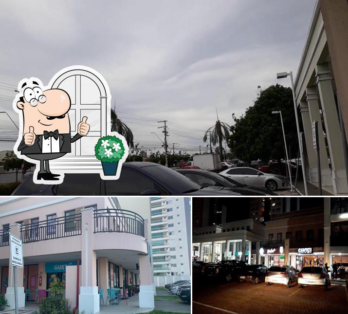 O exterior do Gusta+ Gelateria - Mundi