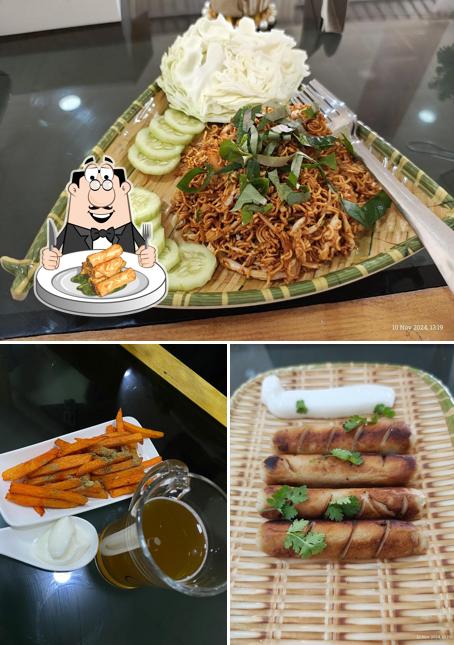 Spring rolls at Langol Vista Cafe