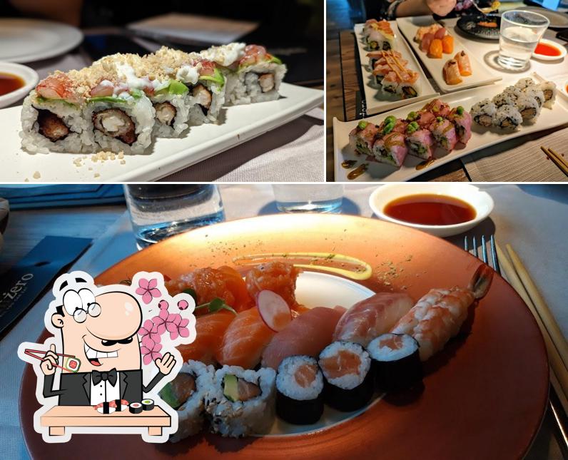 Prova le diverse opzioni di sushi