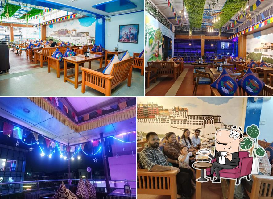 Take a seat at one of the tables at Garden Asia Restaurant