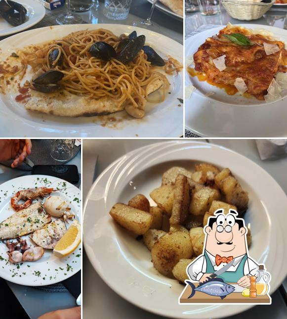Salmone grigliato al BStock Ristorante Pizzeria