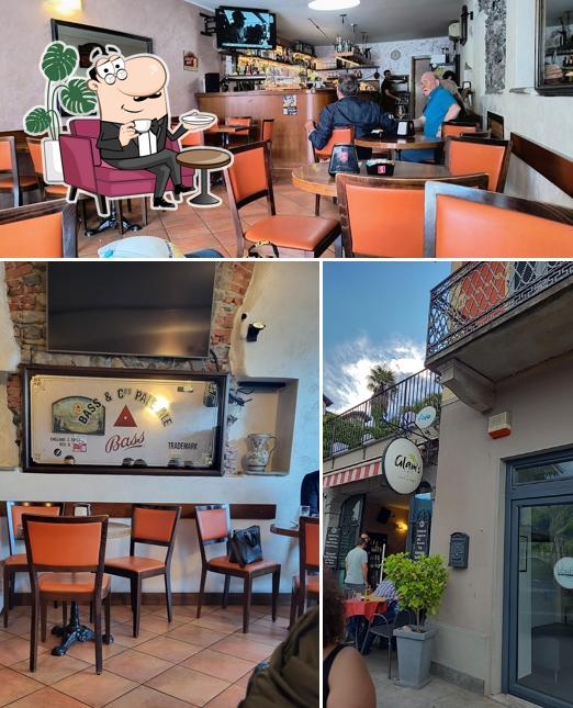 Gli interni di Glam’s café