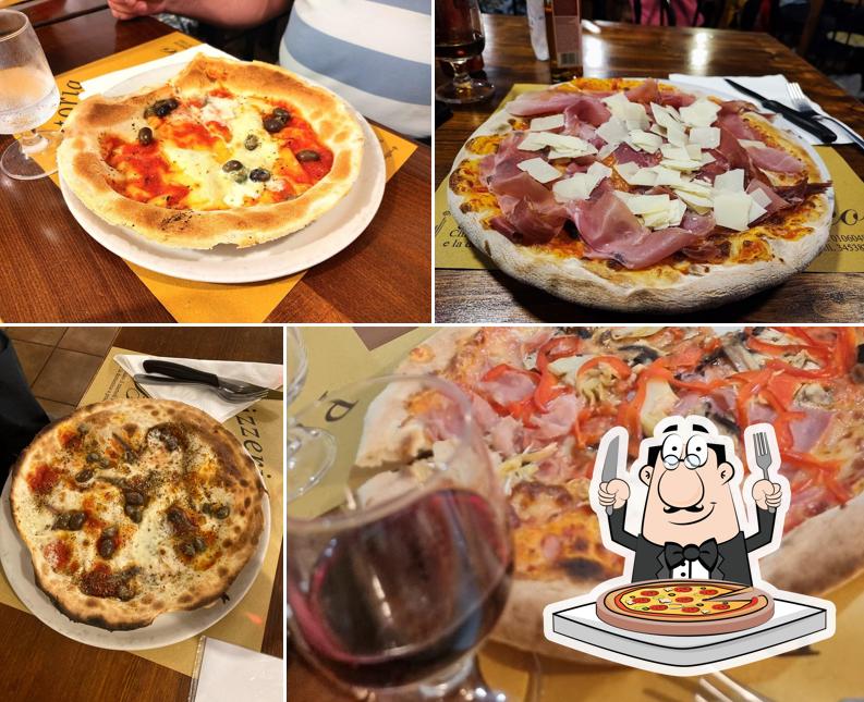 Prova una pizza a Trattoria Borgo Antico