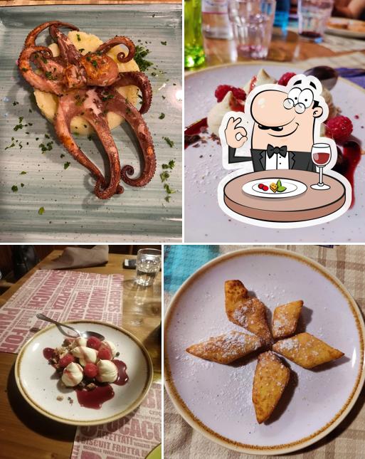 Platti al Trattoria " La Pecora Nera "