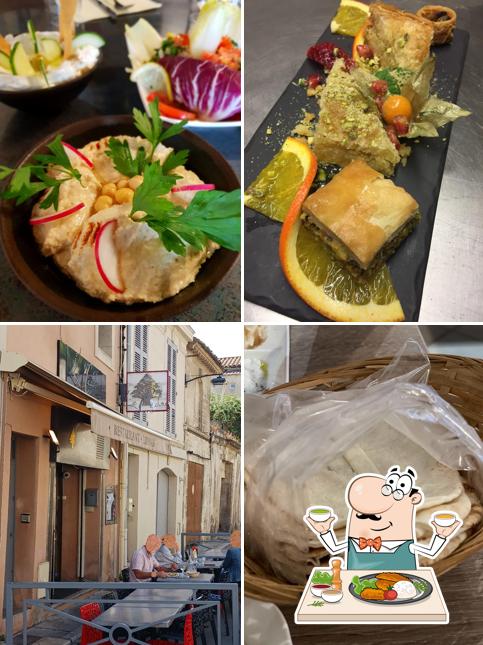 Nourriture à Restaurant Le Cèdre