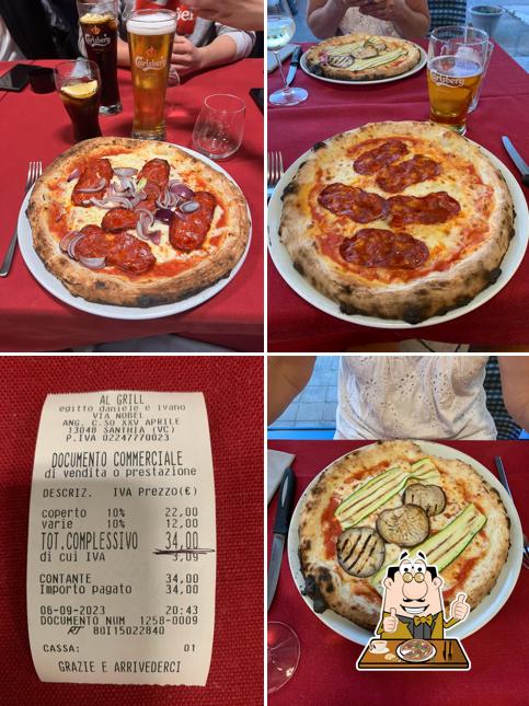 A Al Grill, puoi ordinare una bella pizza