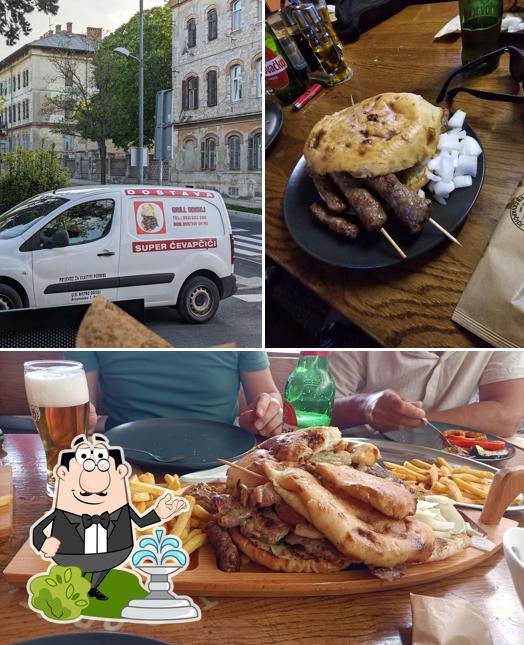Grill restaurant "Odisej" si caratterizza per la esterno e cibo