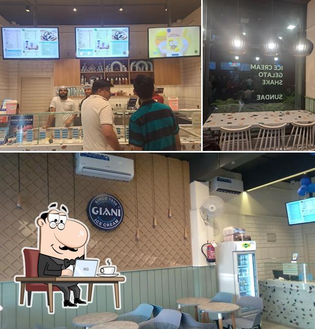 Check out how Giani Ice Cream looks inside