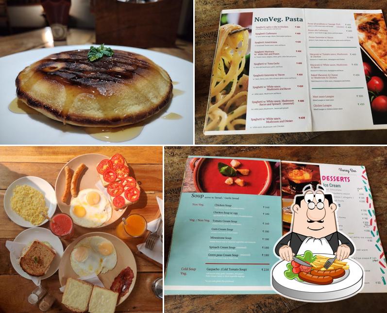 Food at Honey Bee Bakery And Pizzeria