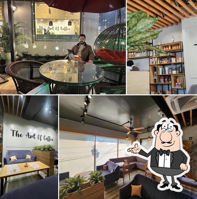 Take a seat at one of the tables at Barista